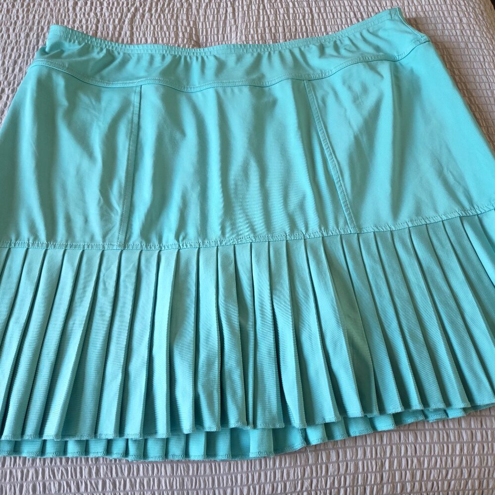 JoFit- Womens Long Knife Pleat Skort